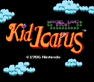 Kid Icarus (USA, Europe) (Rev 1) screen shot title